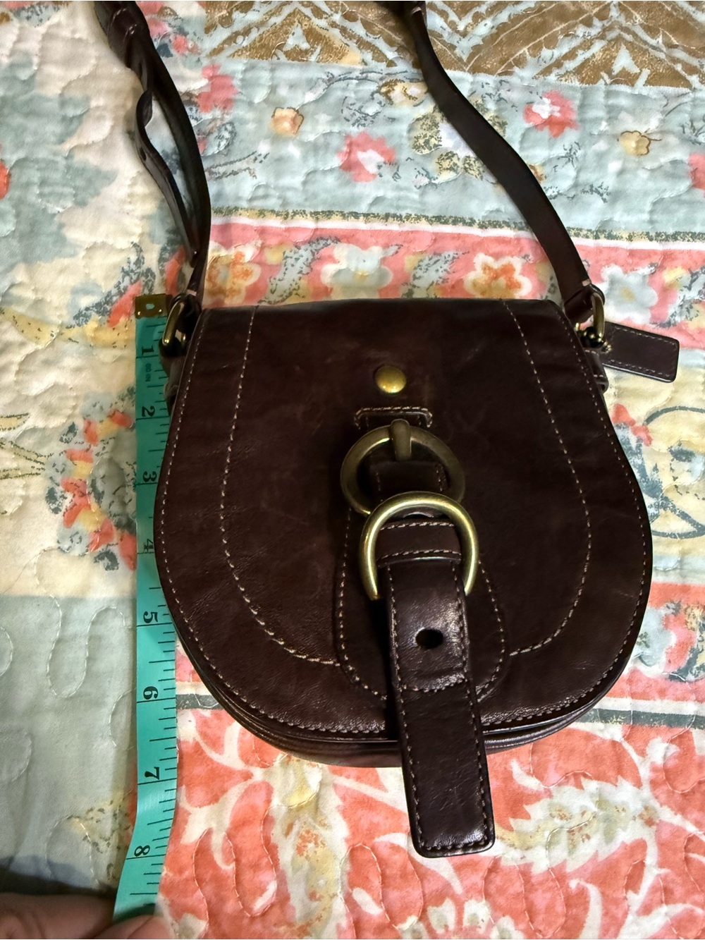 Coach Vintage Legacy Leather Garcia Mini Crossbody Bag Rare Boho - Picture 11 of 16